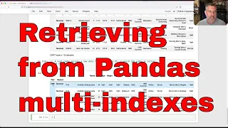 Retrieving from a multi-index in Pandas