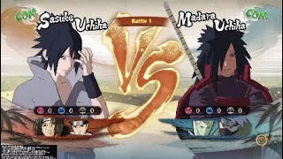 Naruto Shippuden Ninja Storm 4 : Sasuke, Itachi, and Shisui vs Madara, Obito, and Kakashi (CPU vs CP