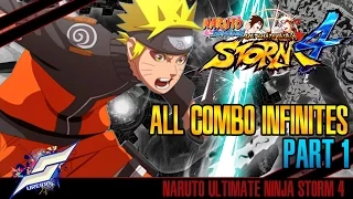 Naruto: Ultimate Ninja Storm 4 | ALL INFINITE COMBOS TUTORIAL | NO CHAKRA - PART 1