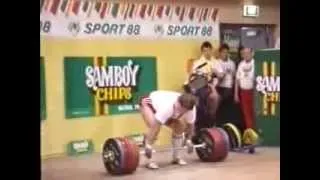 Soviet Leonid Taranenko, most heavy Clean & Jerk ever recorded, 586-1/2-Pounds