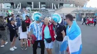 Аргентина - Нигерия, ЧМ - 2018 (болельщики, трибуны, голы), 26 июня Санкт- Петербург