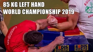 SENIOR MEN 85 KG LEFT HAND FULL CLASS (World Armwrestling Championship 2019)