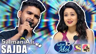 Indian idol- salman ali audition//Sajda song lyrics