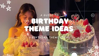 12+ birthday aesthetic theme ideas |  queen of aesthetic