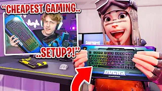 I bought BUGHA'S $10 Fortnite Gaming Setup... (World Cup Winner)