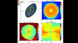 Radiative 2T GRMHD Simulation of a Warped Accretion Disk