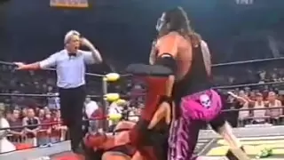 WCW- Bret Hart attacks Sting, Nitro.mp4