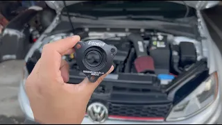 ECS cold air intake & DV spacer (semi install/sound test) - Mk7 Gti