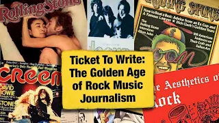 Ticket to Write: The Golden Age of Rock Music Journalism |Hollywood Documentary Movie |History Movie