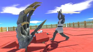 Unit is Fighting Itself in the Arena of Damn Hands - Animal Revolt Battle Simulator