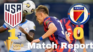 USA 1-0 Haiti-Match Report-Gold Cup 2021