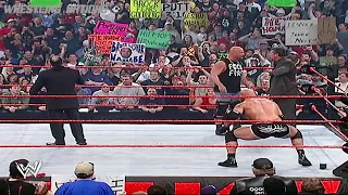 Goldberg Spears Stone Cold and Paul Heyman RAW