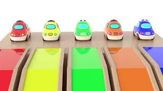 Finger Family + Wheel on the bus choose the right Box to change toy color Nursery Rhymes & Kids Song