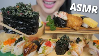 Assorted Aburi Nigiri *The BEST* NO Talking Relaxing Eating Sounds | N.E Let's Eat