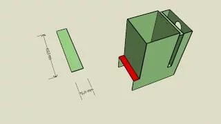 3D,  макет твердопаливного шахтного  котла,