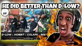 D-Low 🇬🇧 x Reeps One 🇬🇧 x Colaps 🇫🇷 x Hobbit 🇬🇧 | 9 minutes | YOLOW Beatbox Reaction