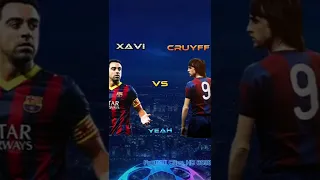 Xavi VS Johan Cruyff