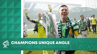 #cinchPrem Champions Unique Angle: Celtic enjoy Trophy Day Celebrations at Paradise! 🏆