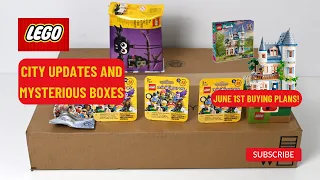 LEGO City Update and June 1st Buying Plans plus Mysterious Boxes!