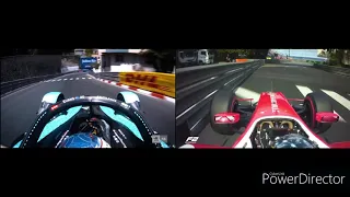 Formula E vs Formula 2 Monaco lap time comparison ( Evans vs Leclerc)