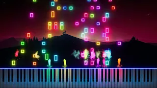 Animenz Idol - Oshi no Ko OP [Piano] / YOASOBI - Keyboard Visualizer + Midi