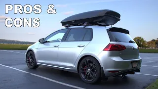 ROOFTOP CARGO BOX PROS AND CONS