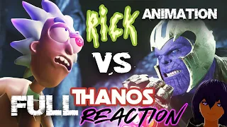 Rick Sanchez VS THANOS - Fight For Infinity Stones VTuber Reaction