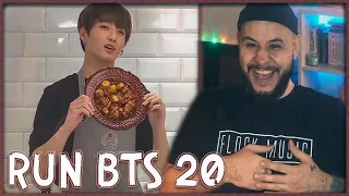 RUN BTS - 20 Эпизод | ЧОНГУК И БАТАТ // РЕАКЦИЯ