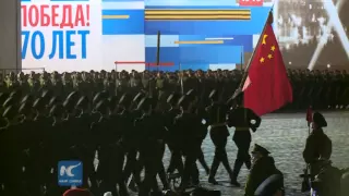 RAW: China's guards of honor join Russia's V-Day parade rehearsal