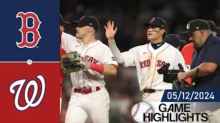 Boston Red Sox vs Washington Nationals FULL GAME Highlights May 12, 2024 | MLB Highlights 2024