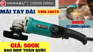 Máy mài góc tay dài, mài cầm tay YAMASU 100TD chính hãng (980W)- Giá 500k bao ship - LH 098.205.1388