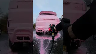 Foam Cannon Car Wash in 4K #detailing #satisfying #asmr