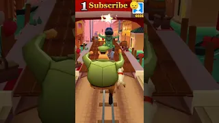 Subway surfers no coin 😲 challenge ⬆️⬅️ tricks 👍 mobile player 🇮🇳 #shorts #subwaysurfers