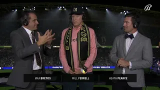 Will Ferrell does Play by Play for LAFC broadcast