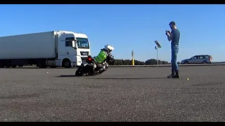 Practice makes perfect - Fun during the break - VStrom 650