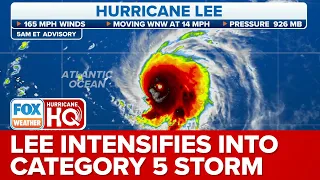 Hurricane Lee Intensifies Into Category 5 Storm, Could Reach Peak Winds Of 180 mph