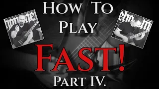 How to play fast - Part 4. Tremolo Picking!  -Black Metal Guitar-