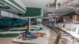 Exploring an Abandoned 1960's Bowling Alley & Movie Theater! (vintage and everything left)