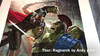 Thor: Ragnarok Fine Art Print by Marvel Studios Visual Development Supervisor, Andy Park.