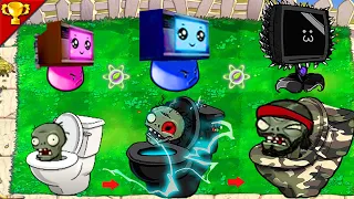 Plants Vs Zombies : The Evolution Of Tv Man Vs New Skibidi Toilet Pak And All Zombies