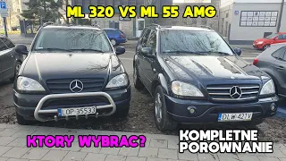 PORÓWNANIE Mercedes ML 320 VS ML 55 AMG Czym się różnią? Warto dopłacić do 55? Test Recenzja W163