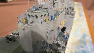 Toy Soldiers Forever!  with Mannie Gentile:  USS Higbee scale model