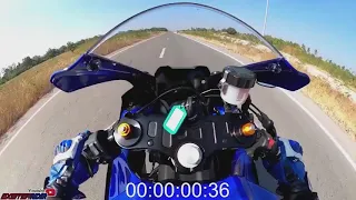 YAMAHA YZF R7 acceleration 0-100 km/h