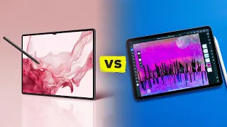 Galaxy Tab S8 Ultra vs. iPad Pro M1 (Watch the Reveals)