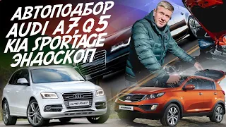 AUDI A7, AUDI Q5! ЭНДОСКОП НА МАЛЕНЬКОМ ПРОБЕГЕ KIA SPORTAGE! АВТОПОДБОР AUTO FACT