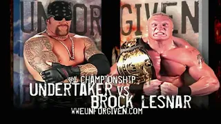 Undertaker vs Brock Lesnar Unforgiven 2002 Highlights