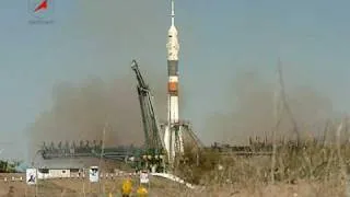 Пуск РН "СОЮЗ-ФГ" с КК "СОЮЗ ТМА-12" 08.04.08