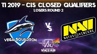 Vega vs Na'Vi Game 1 - TI9 CIS Regional Qualifiers: Losers' Round 2
