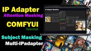 ComfyUI IP Adapter Workflow install & use | How to use models | Multi-IP Adapter | Subject Masking