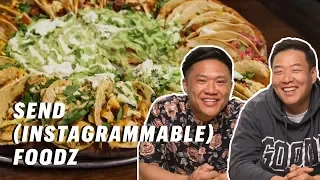 Timothy DeLaGhetto & David So Try the Taco Pizza and NYC’s Wildest Foods || Down the Hatch